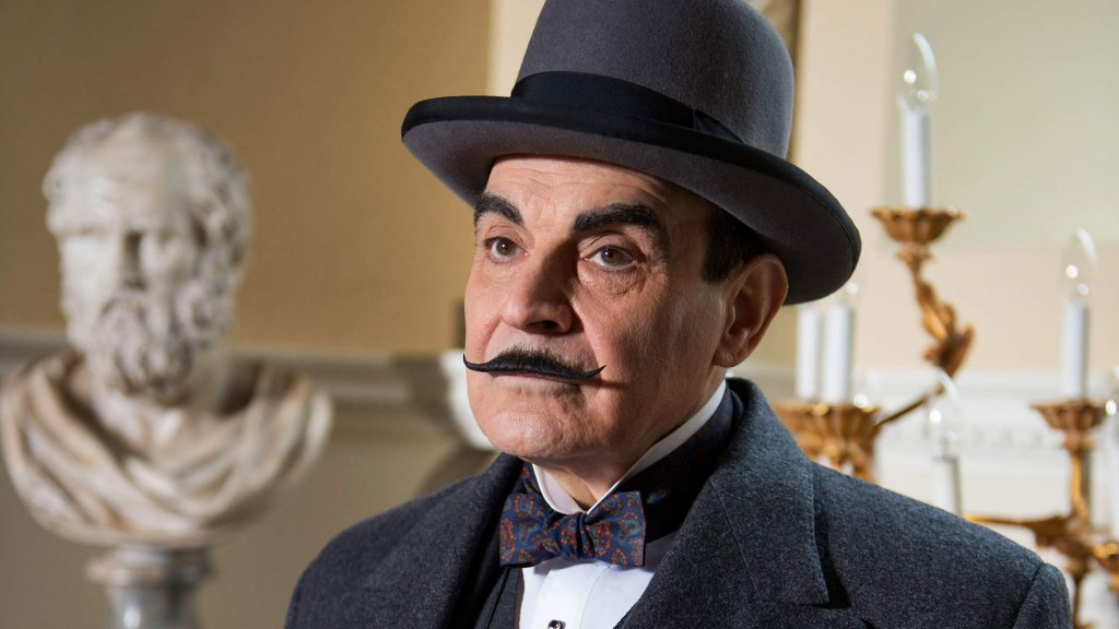 David Suchet, attore che ha interpretato Poirot nella serie della London Weekend Television