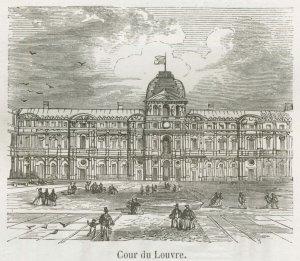 Palazzo del Louvre nell'Ottocento