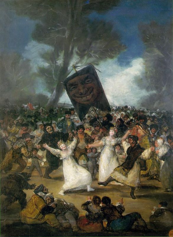 F. Goya, La sepoltura della sardina, 1812-14
