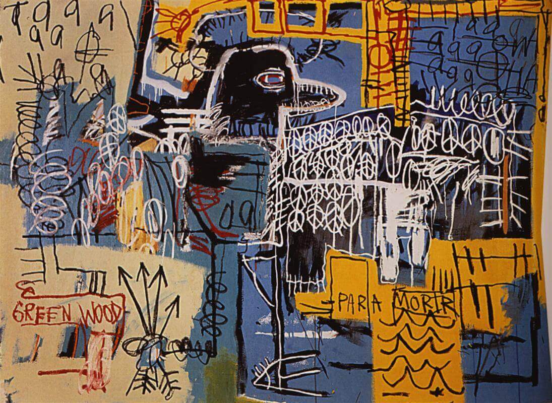 Jean-Michel Basquiat, Bird on money, 1981